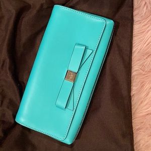 Blue Kate Spade Clutch